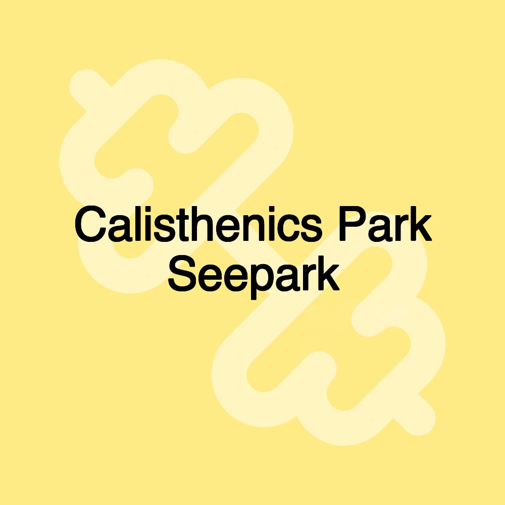 Calisthenics Park Seepark