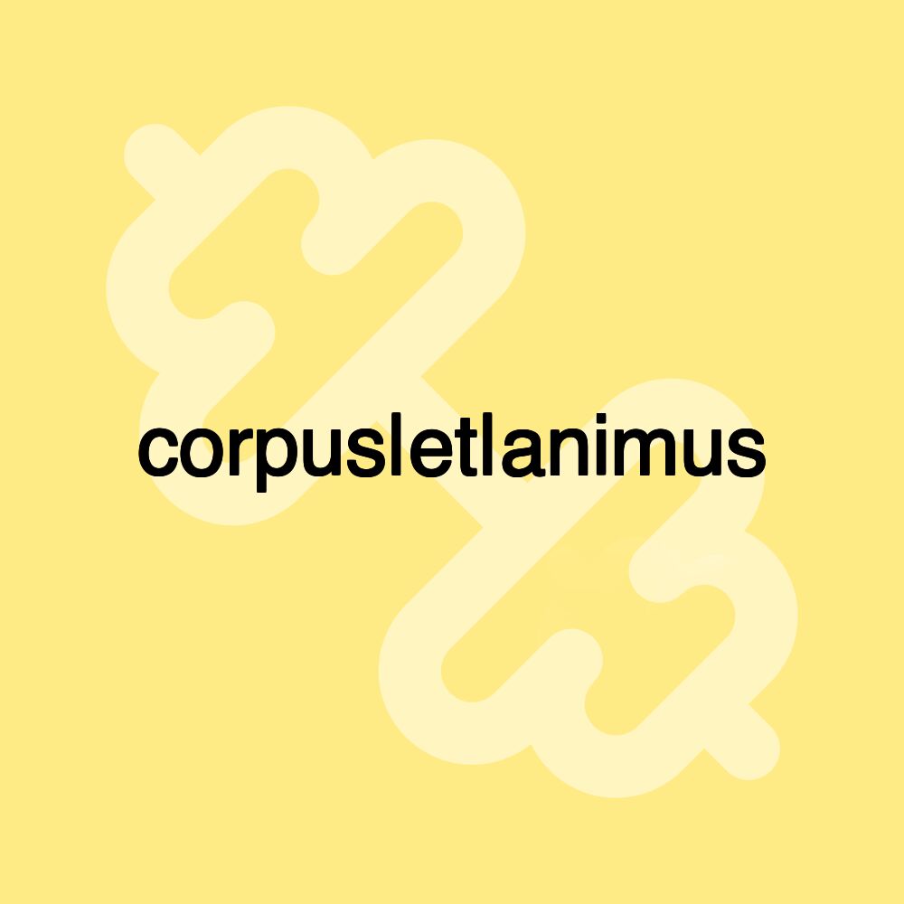 corpus|et|animus