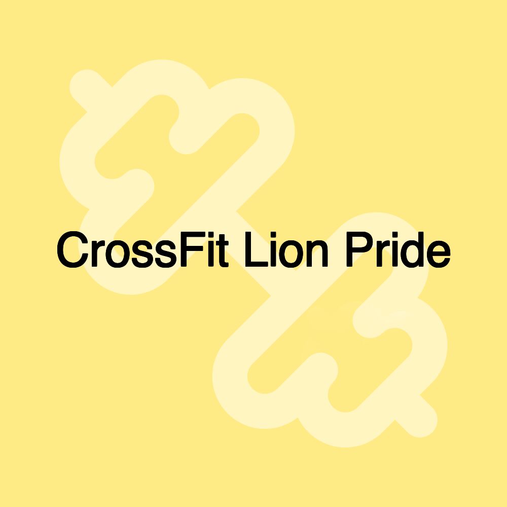 CrossFit Lion Pride