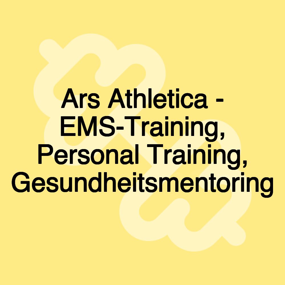 Ars Athletica - Personal Training und Premium EMS Training in Freiburg