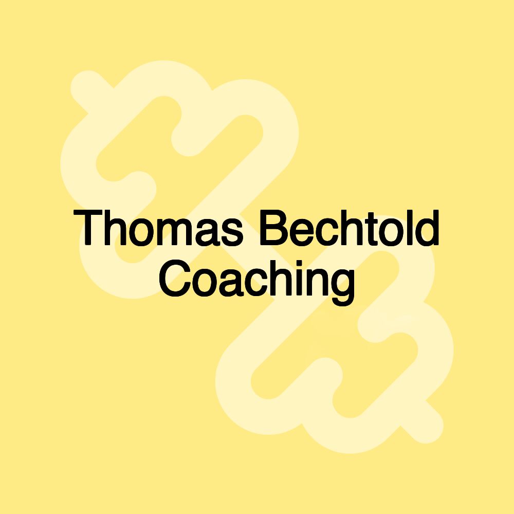 Thomas Bechtold Coaching