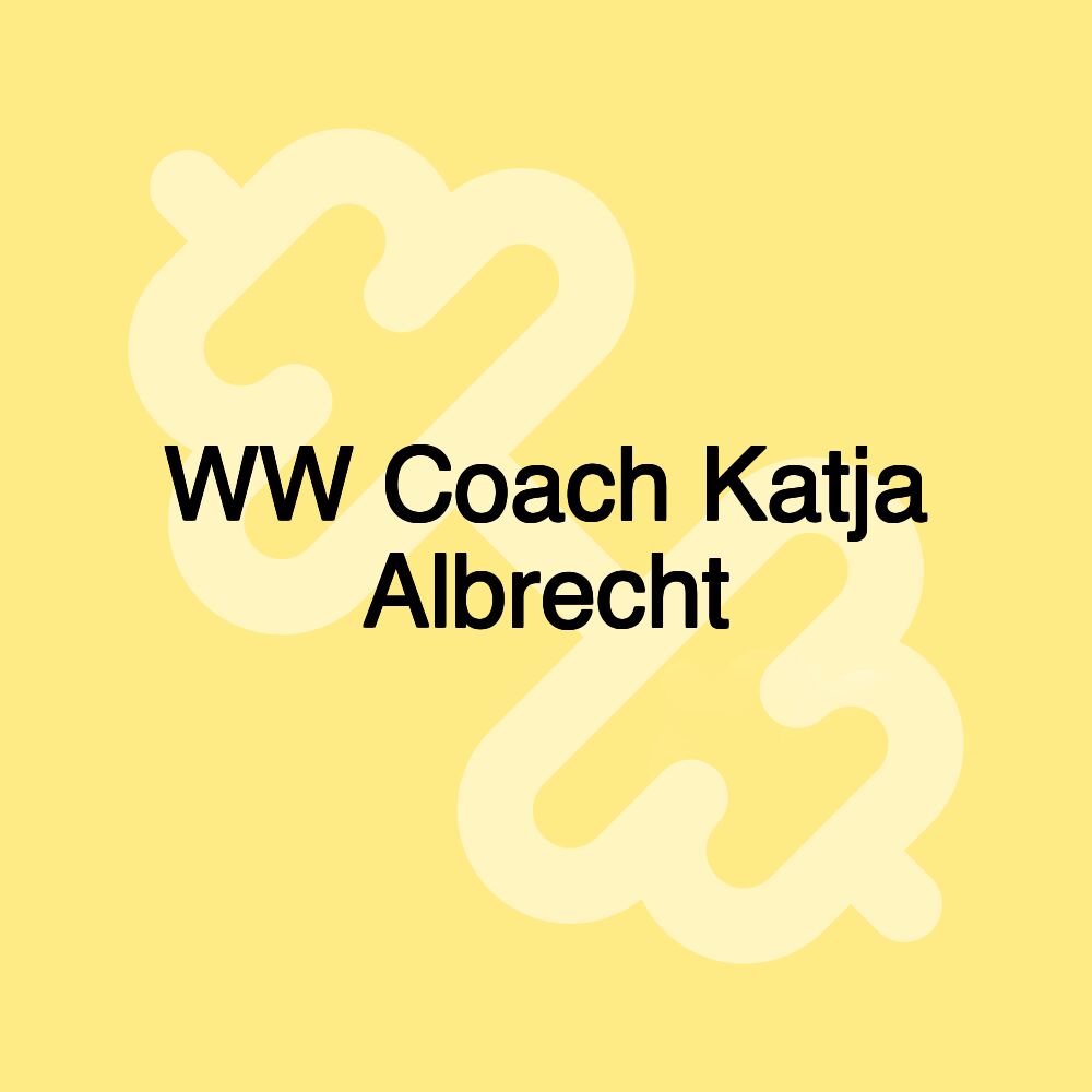 WW Coach Katja Albrecht