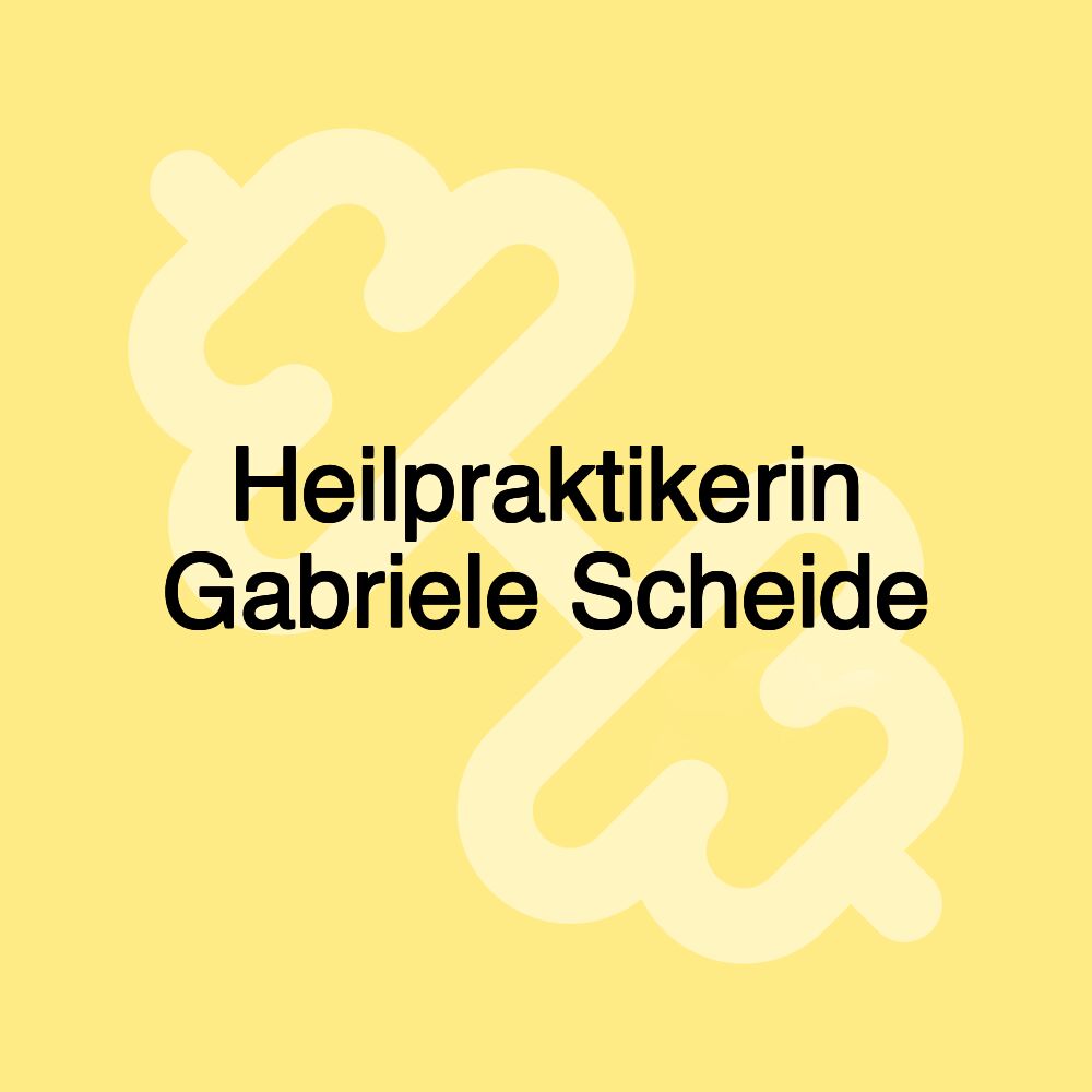 Heilpraktikerin Gabriele Scheide