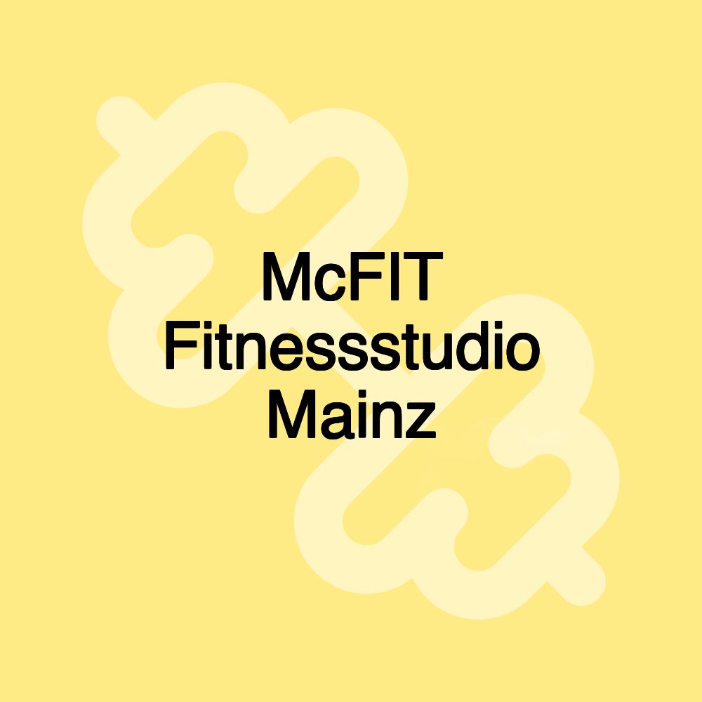 McFIT Fitnessstudio Mainz