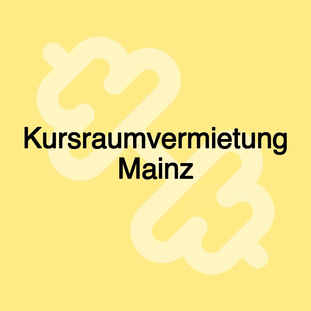 Kursraumvermietung Mainz