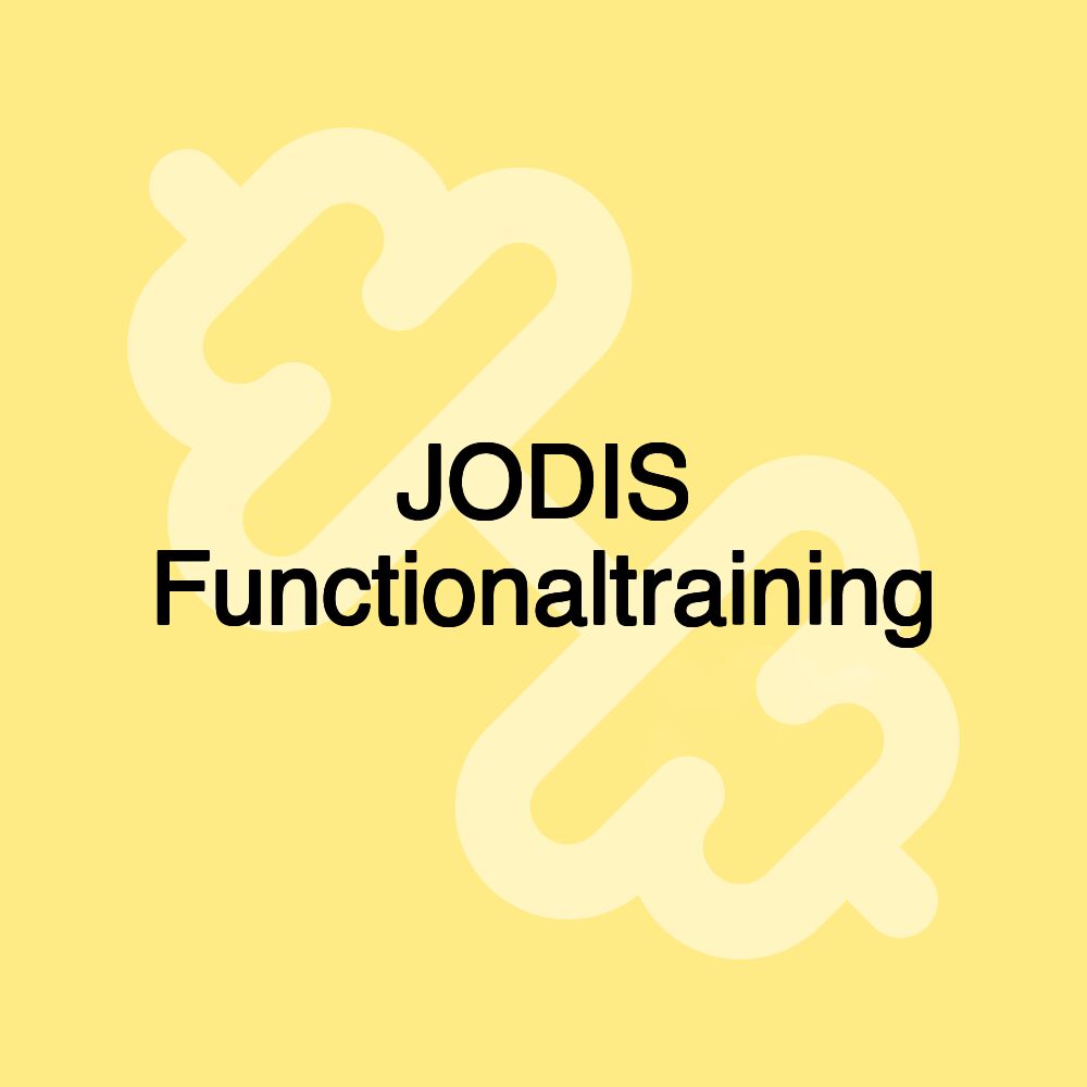 JODIS Functionaltraining