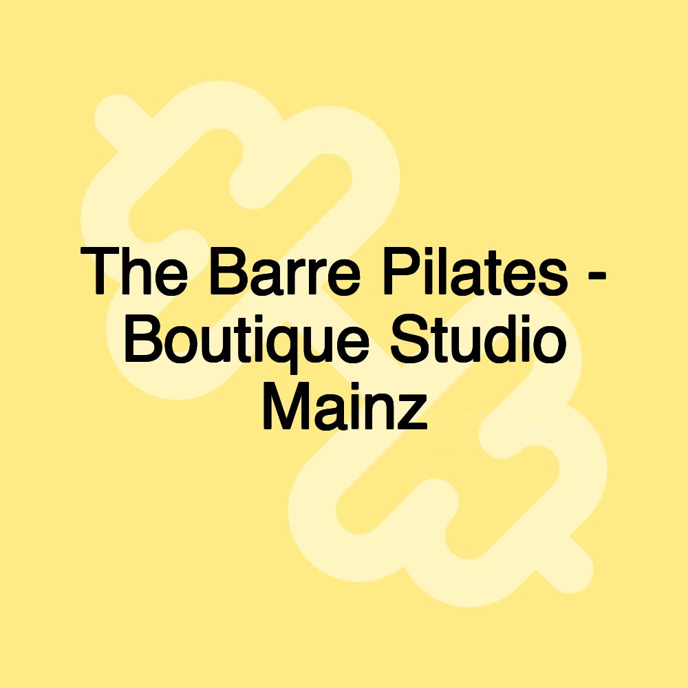 The Barre Pilates - Boutique Studio Mainz