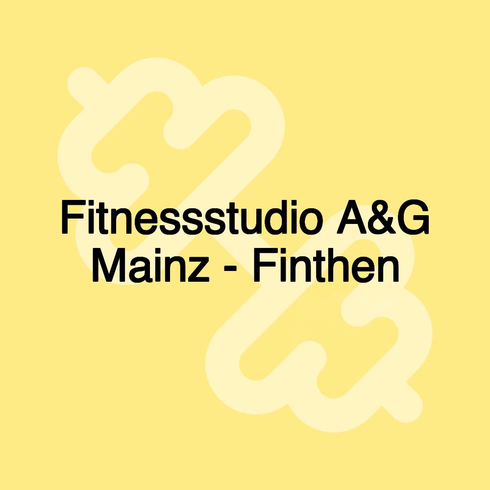 Fitnessstudio A&G Mainz - Finthen