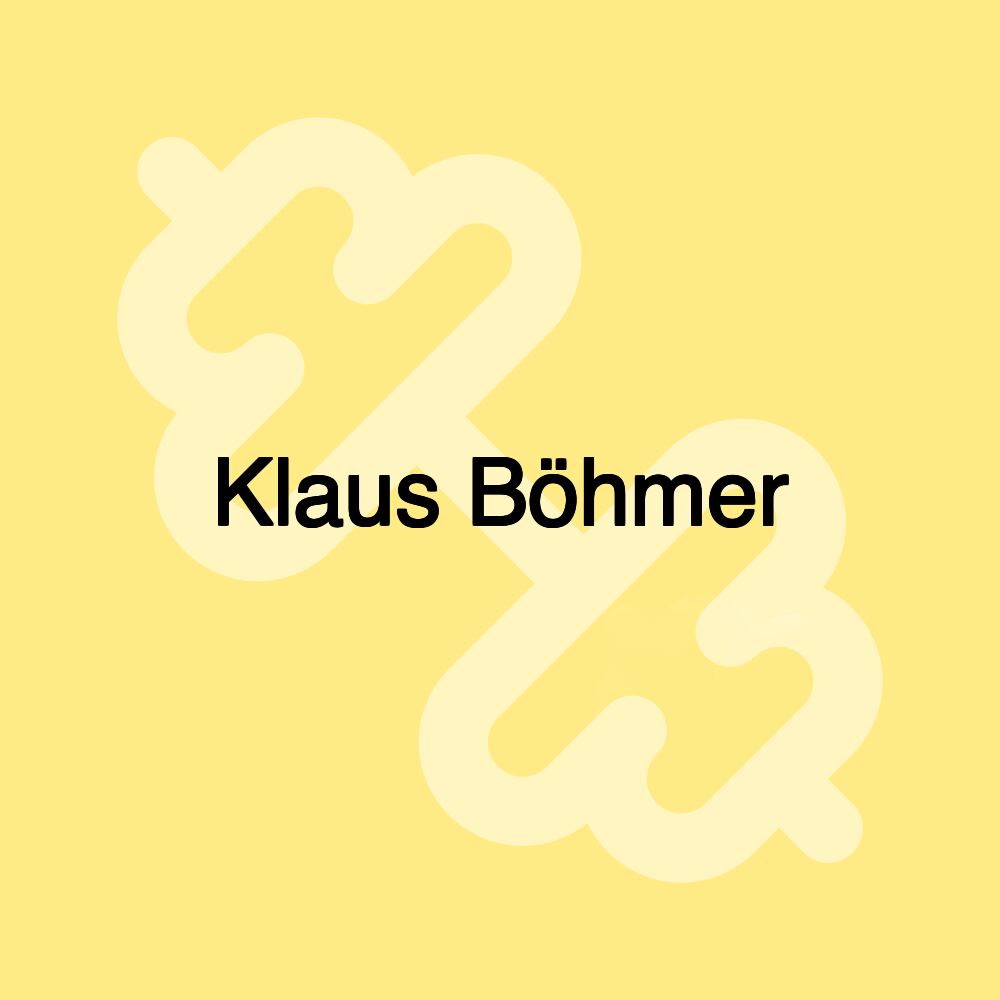 Klaus Böhmer