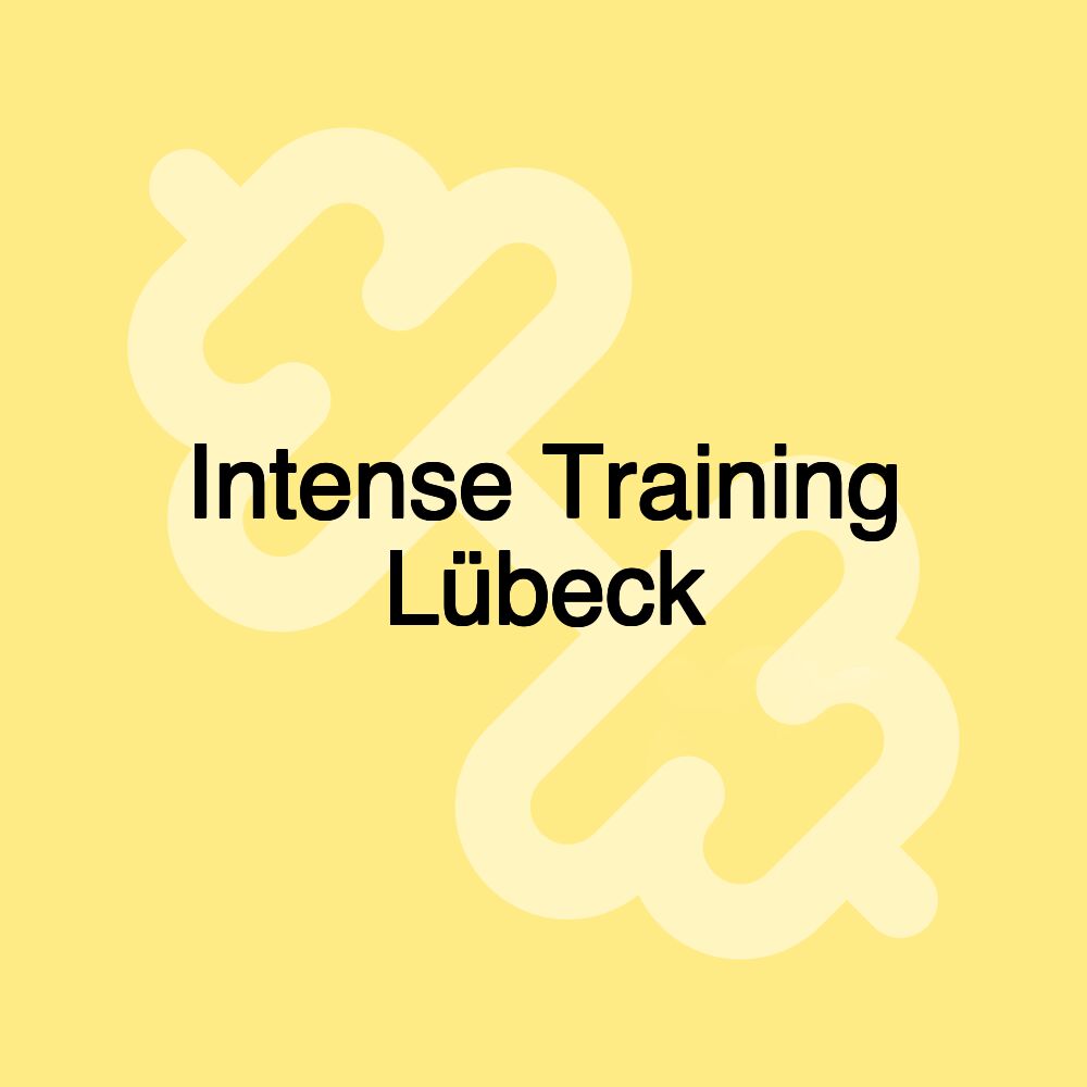 Intense Training Lübeck