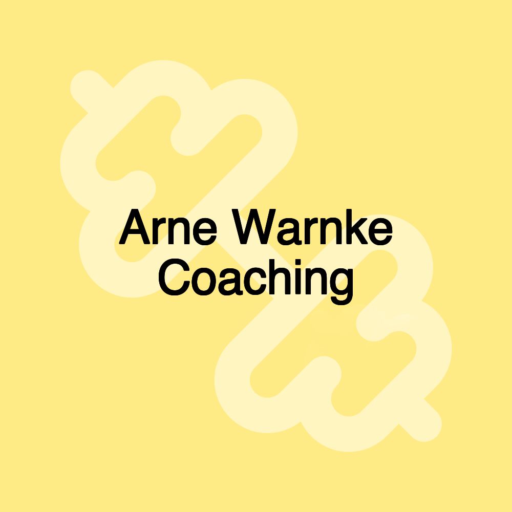 Arne Warnke Coaching