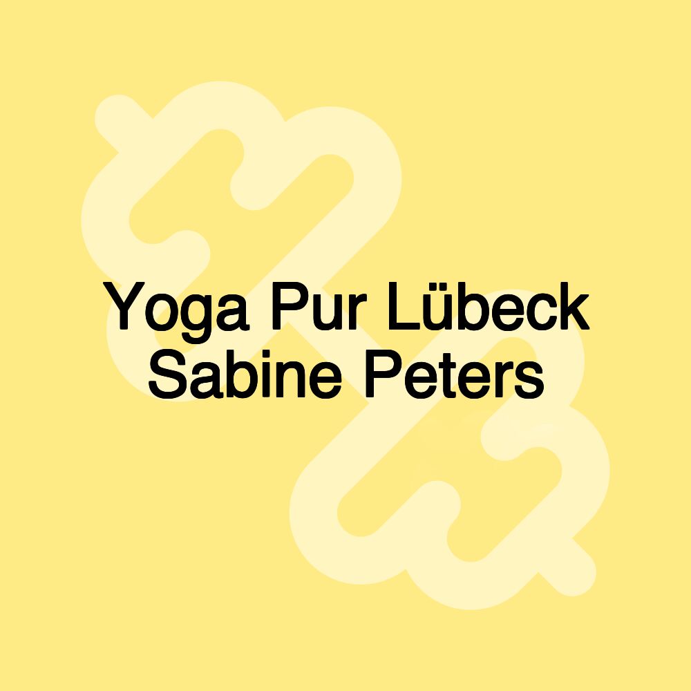 Yoga Pur Lübeck Sabine Peters