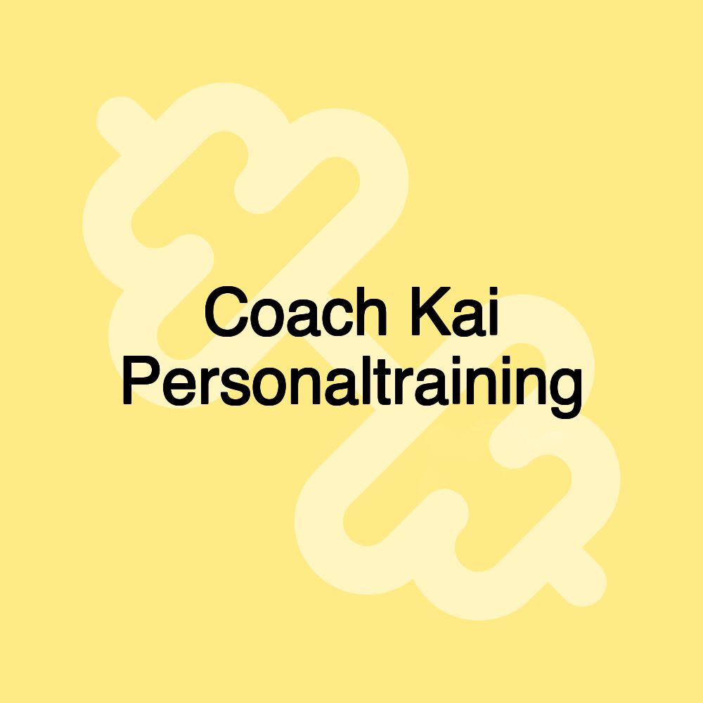 Coach Kai Personaltraining