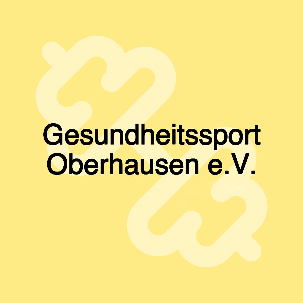 Gesundheitssport Oberhausen e.V.