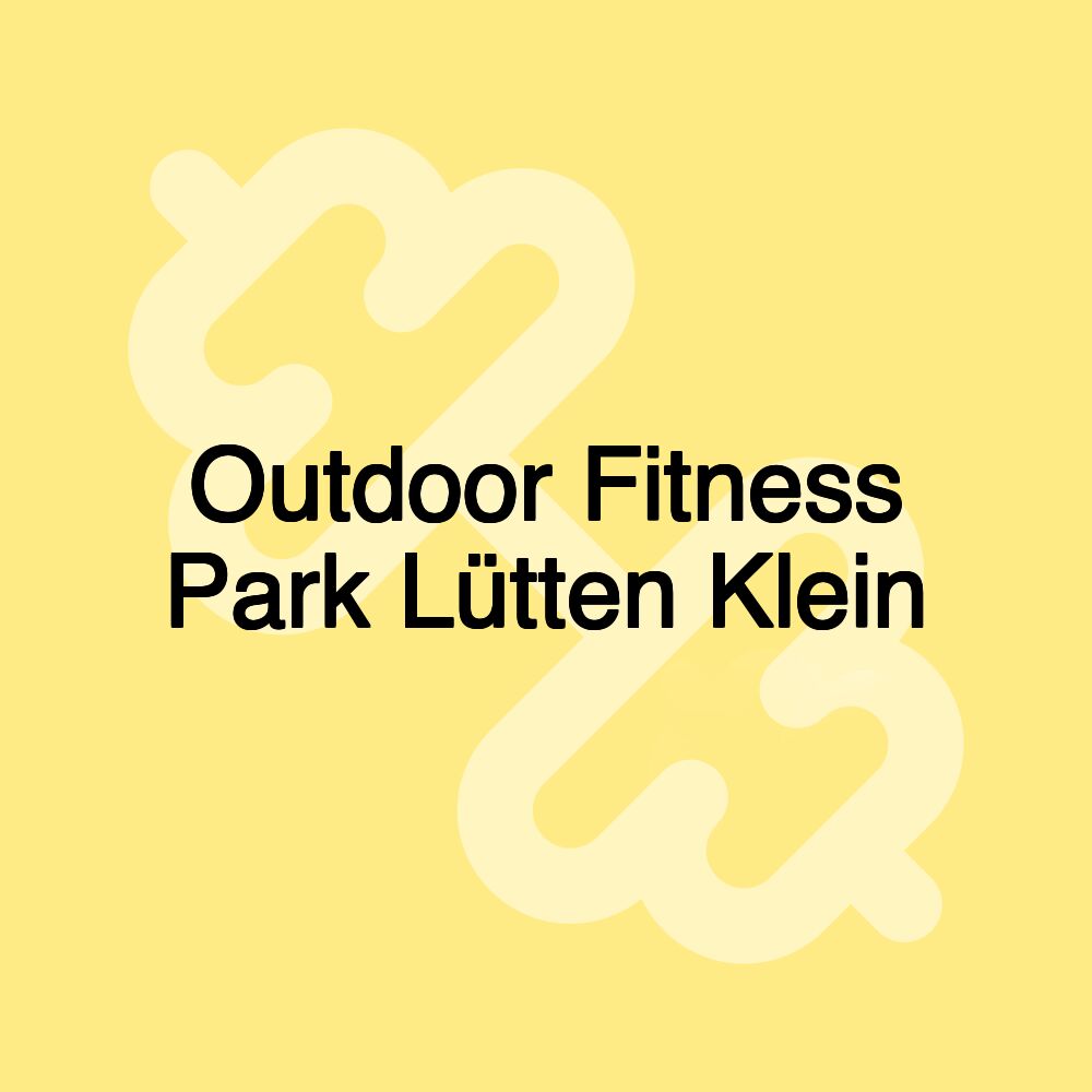 Outdoor Fitness Park Lütten Klein