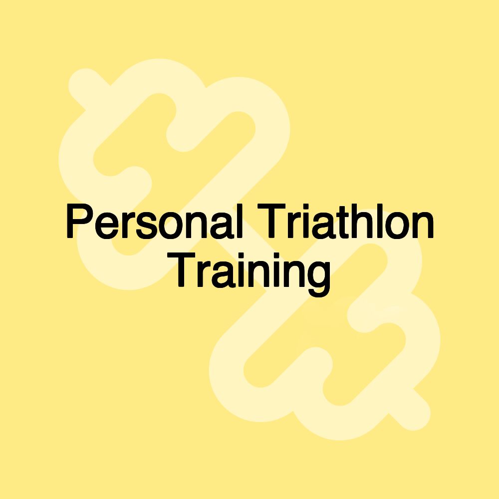 Personal Triathlon Training