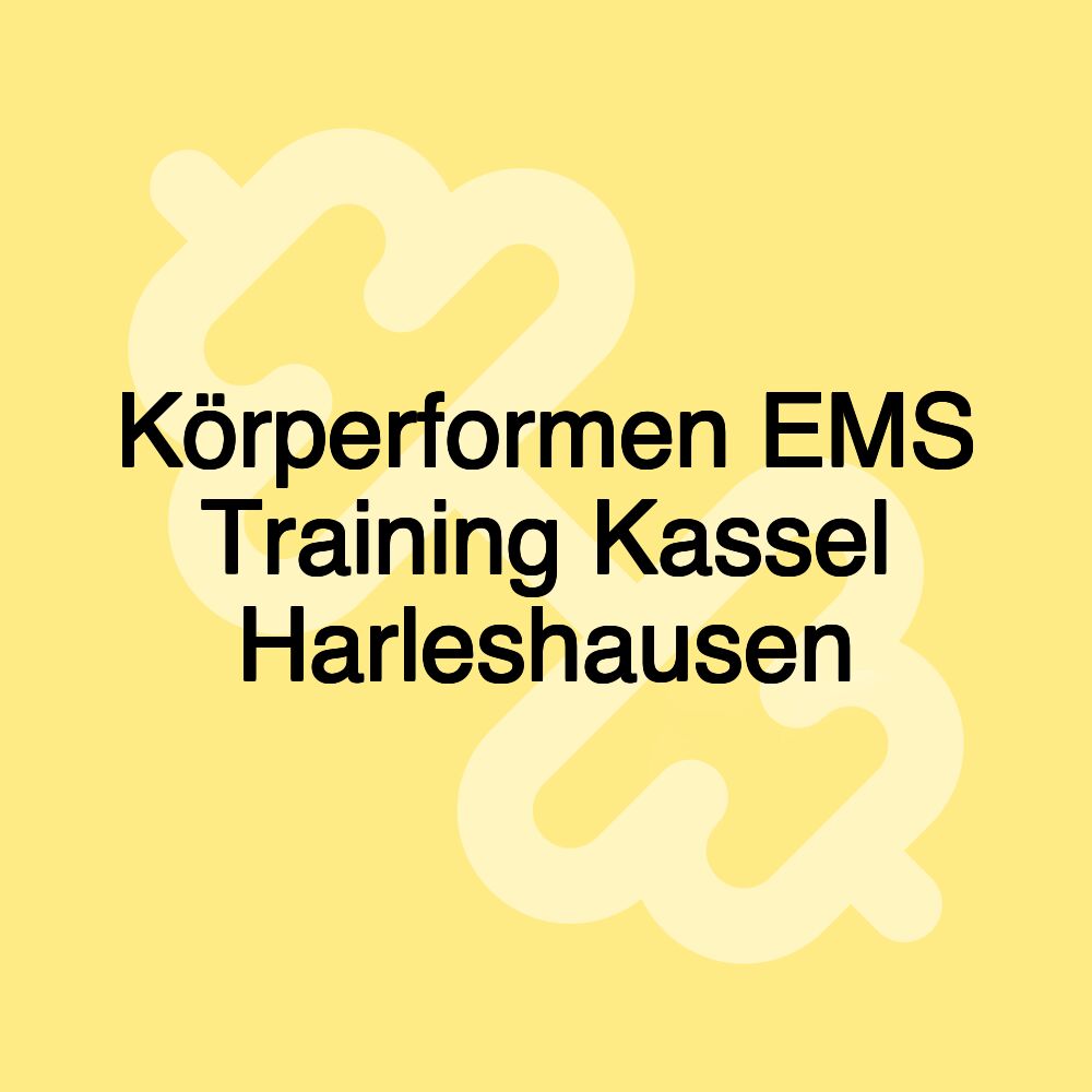 Körperformen EMS Training Kassel Harleshausen