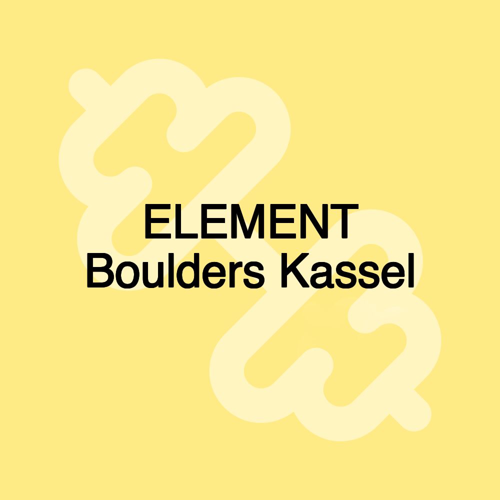 ELEMENT Boulders Kassel