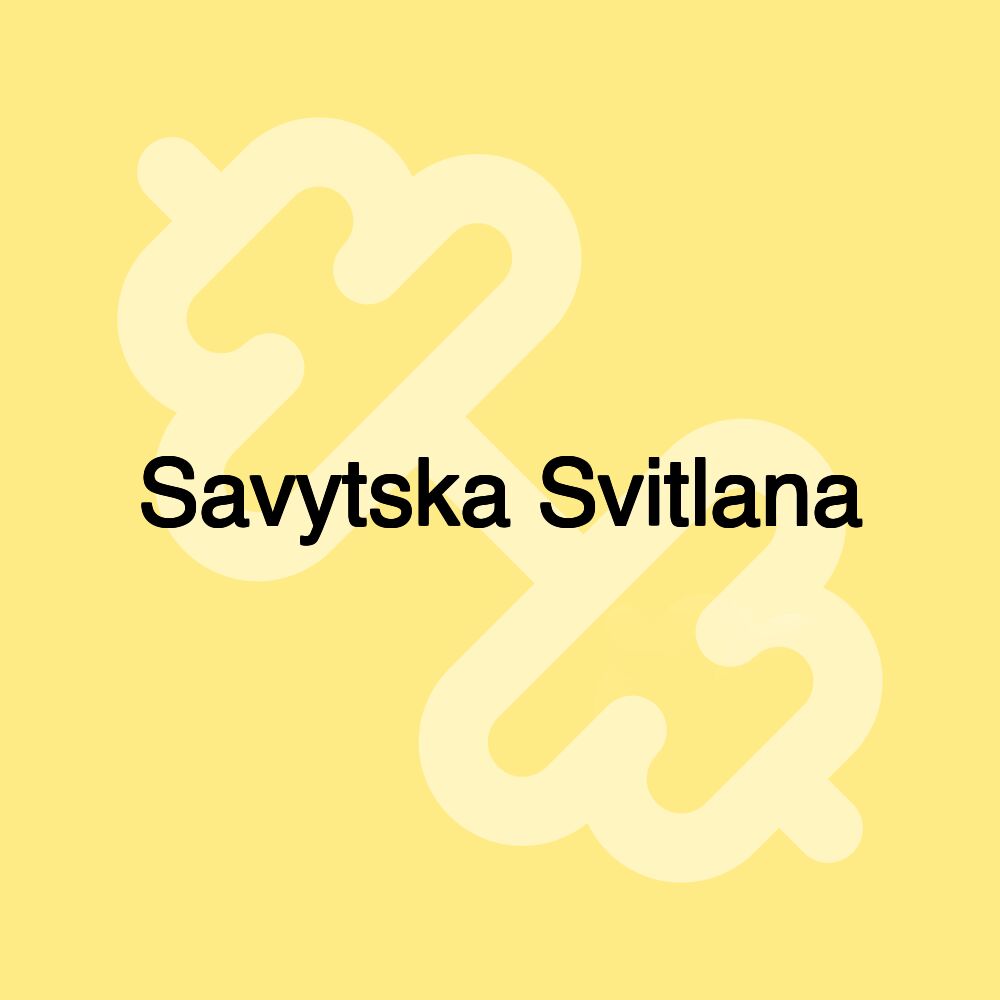 Savytska Svitlana