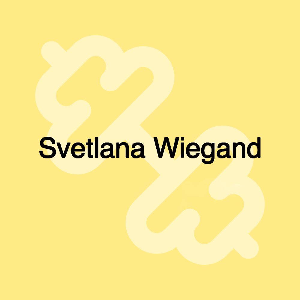 Svetlana Wiegand