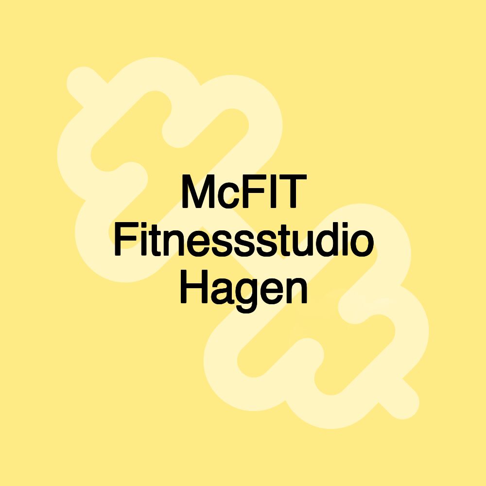 McFIT Fitnessstudio Hagen