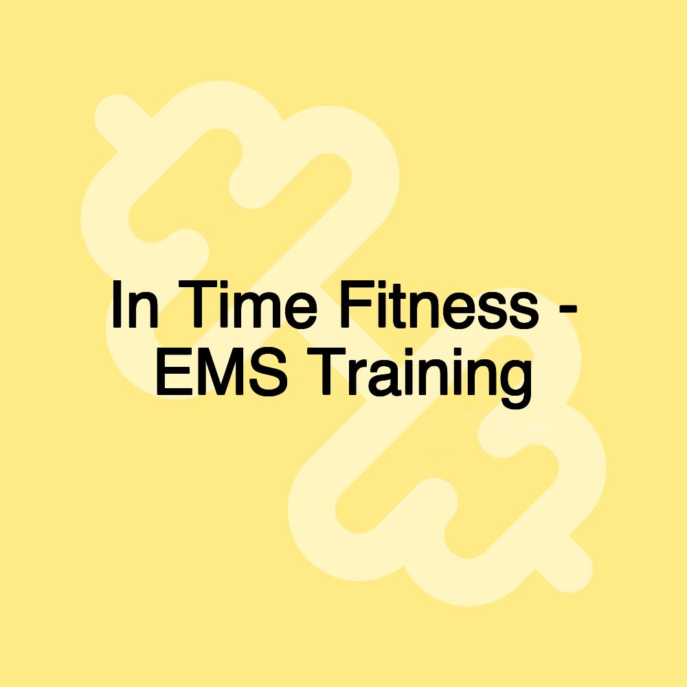 In Time Fitness - EMS Training