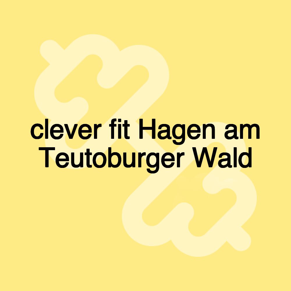 clever fit Hagen am Teutoburger Wald