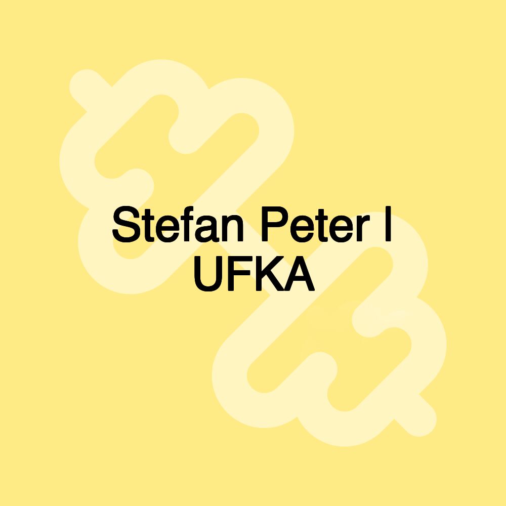 Stefan Peter | UFKA