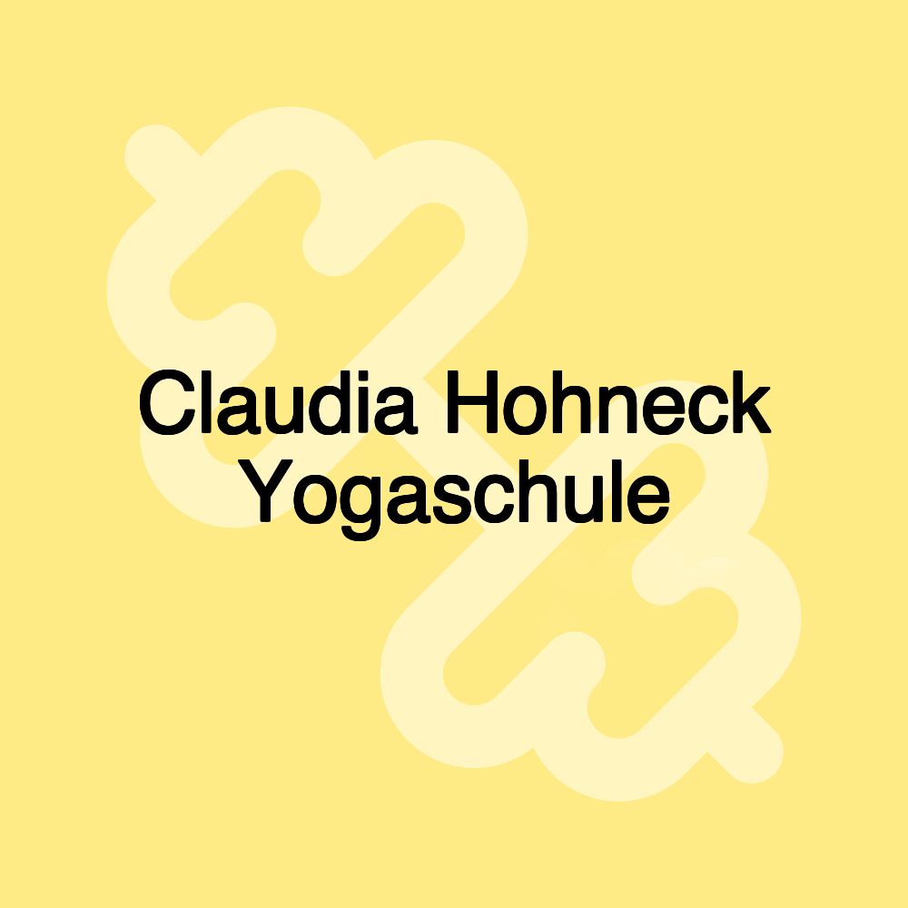 Claudia Hohneck Yogaschule