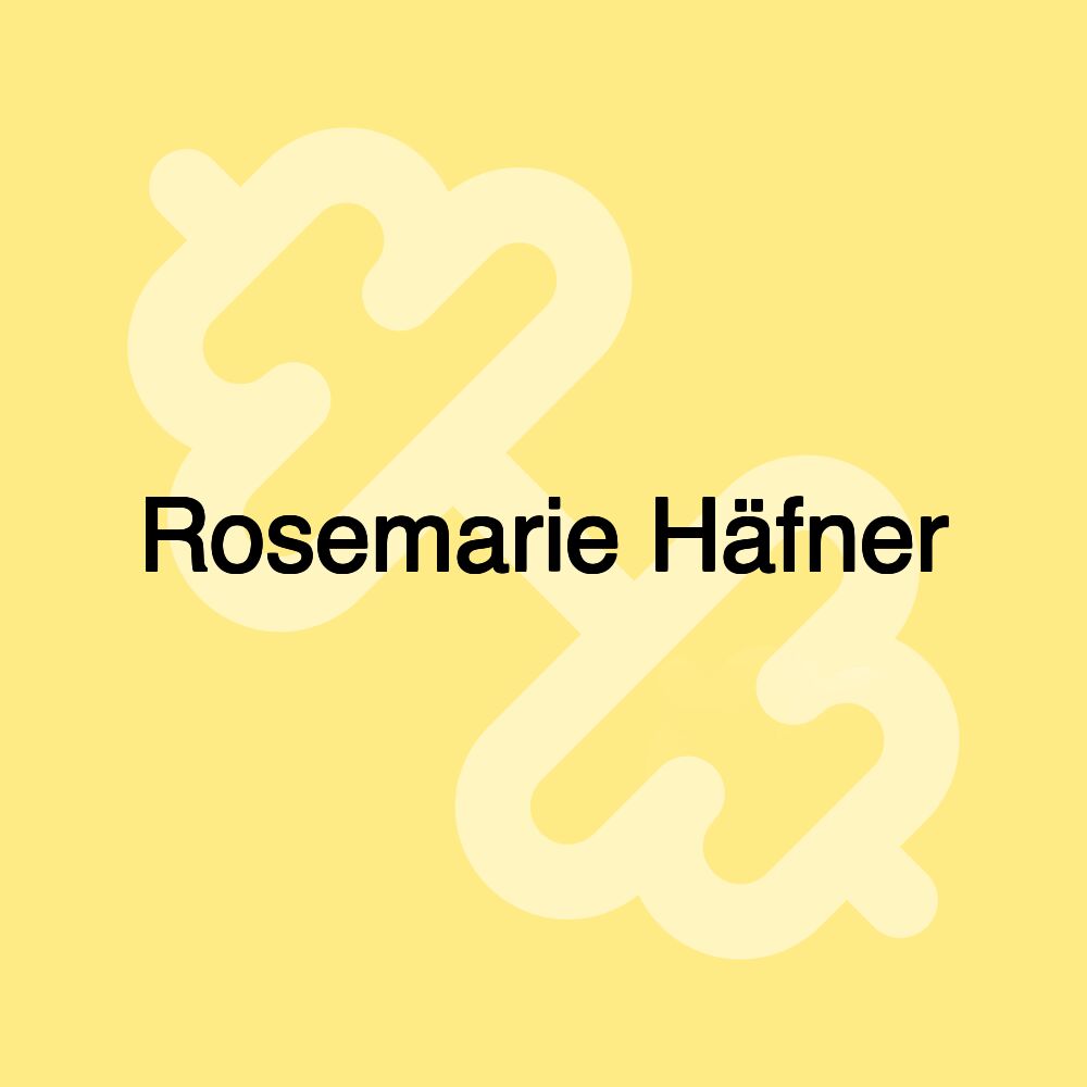 Rosemarie Häfner