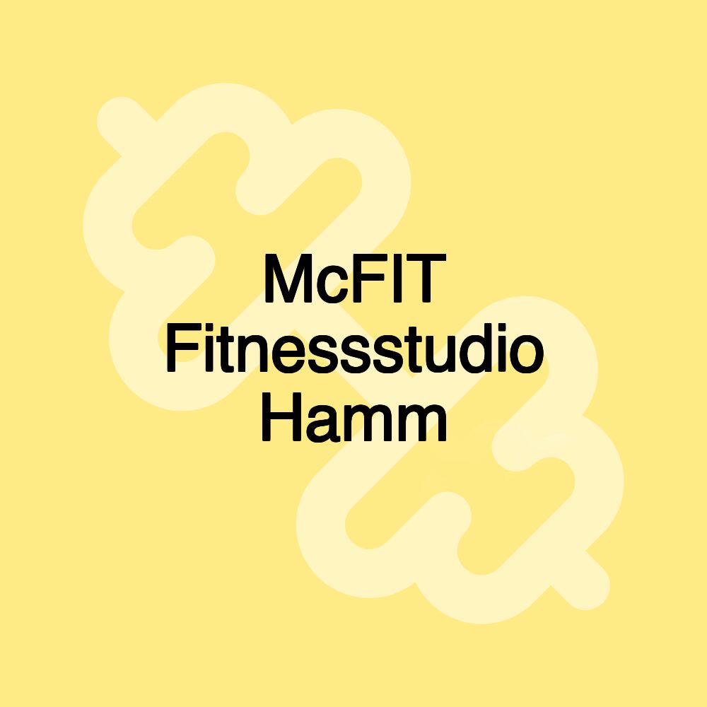 McFIT Fitnessstudio Hamm