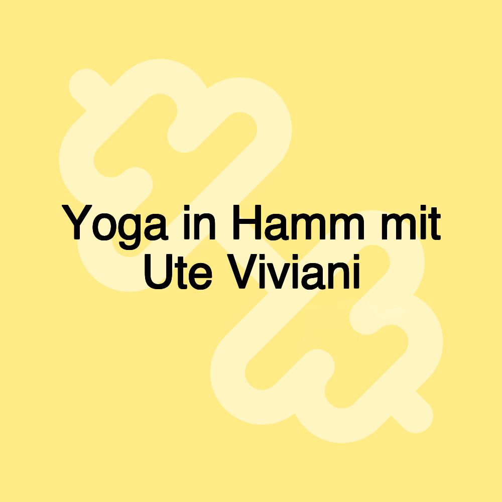 Yoga in Hamm mit Ute Viviani