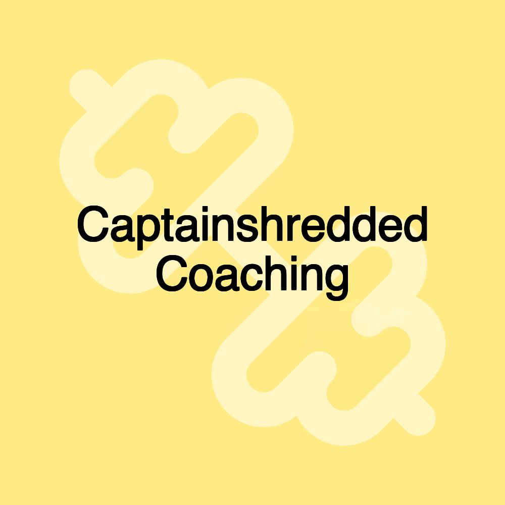 Captainshredded Coaching