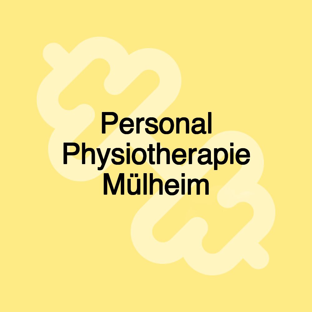 Personal Physiotherapie Mülheim