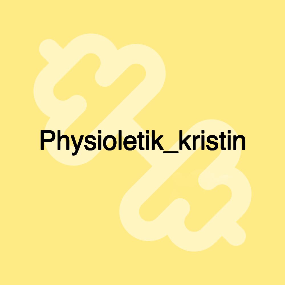 Physioletik_kristin