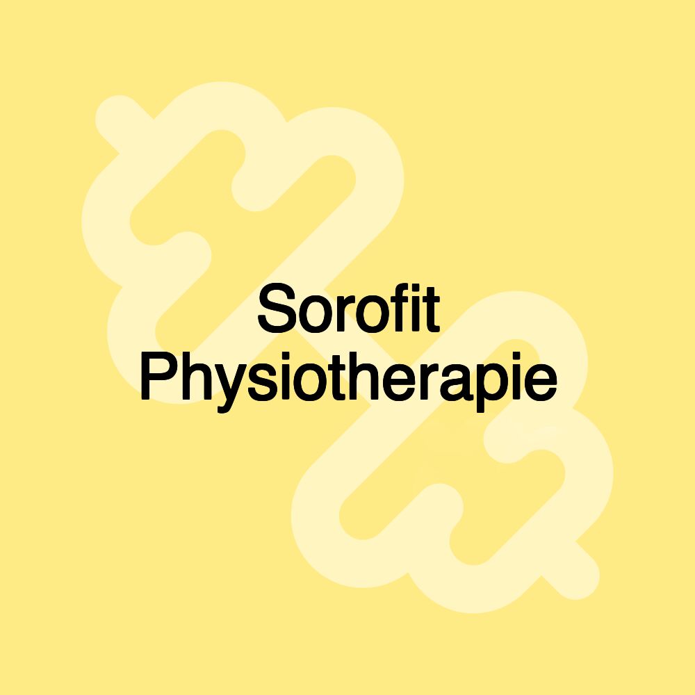 Sorofit Physiotherapie