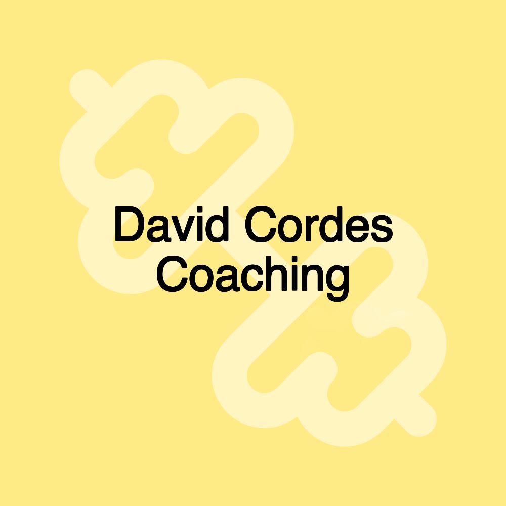 David Cordes Coaching