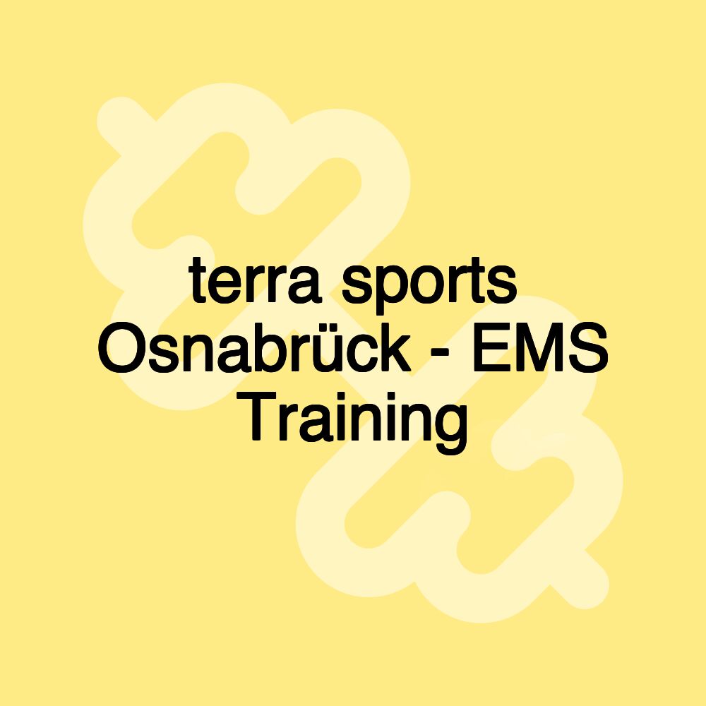 terra sports Osnabrück - EMS Training