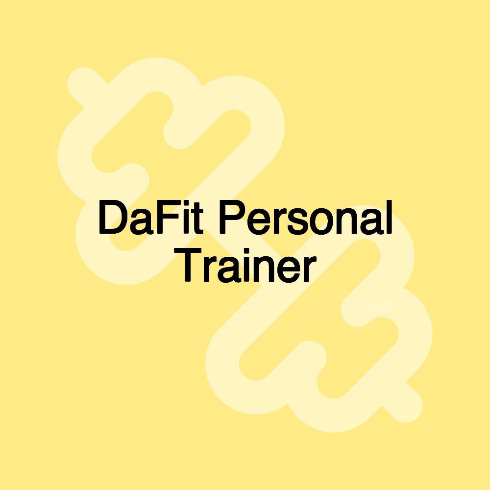 DaFit Personal Trainer