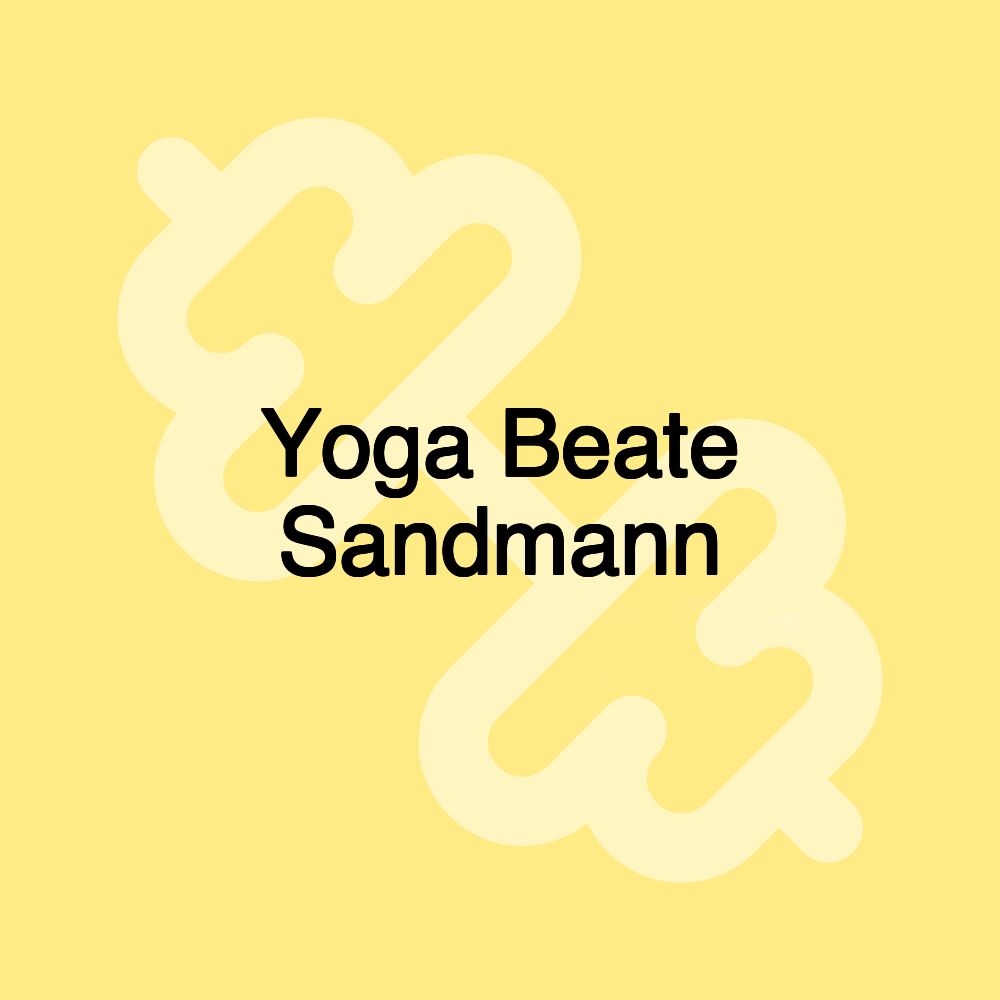 Yoga Beate Sandmann