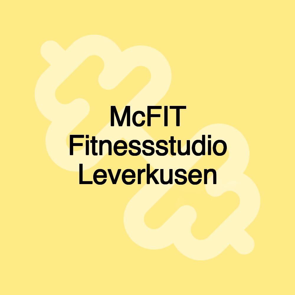 McFIT Fitnessstudio Leverkusen