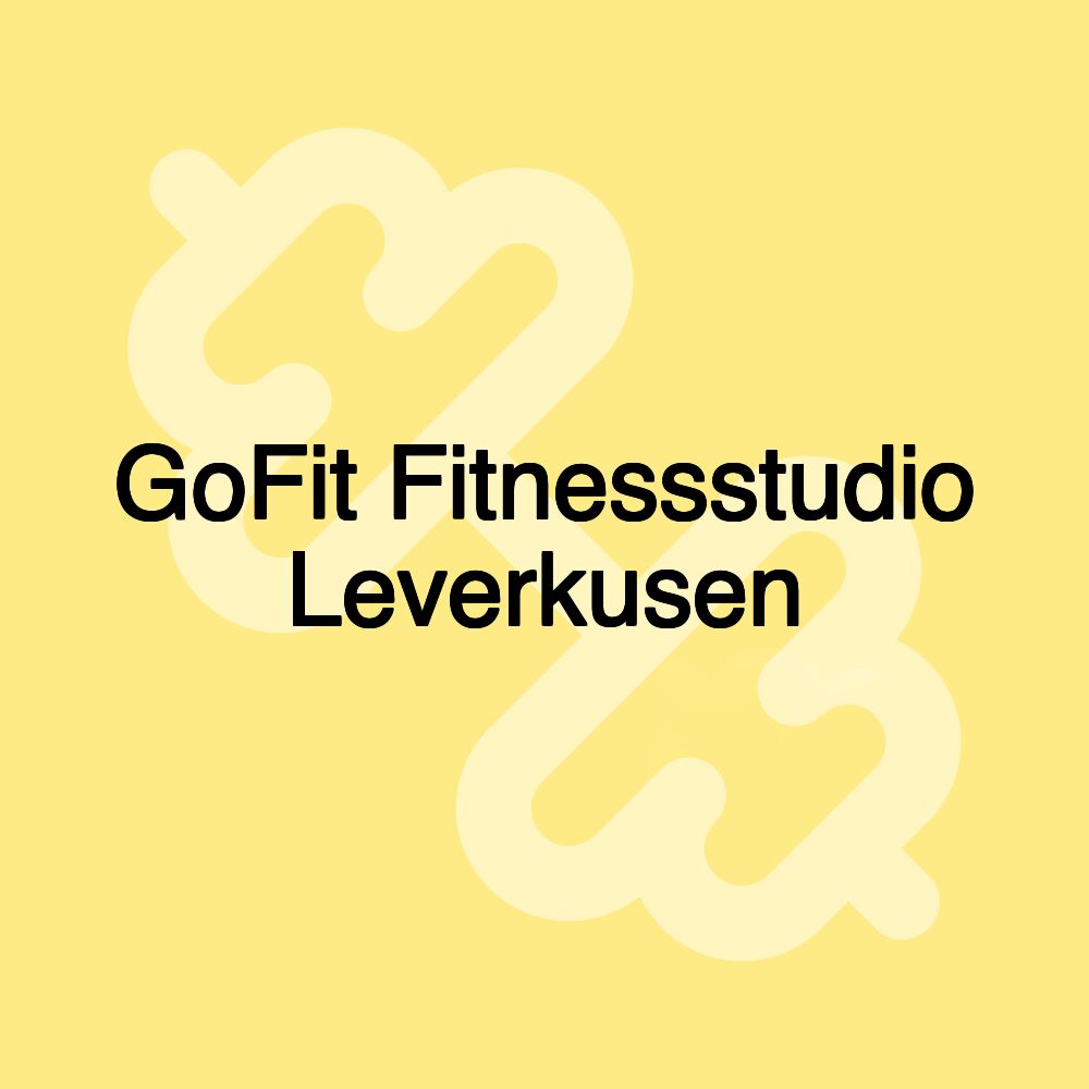 GoFit Fitnessstudio Leverkusen