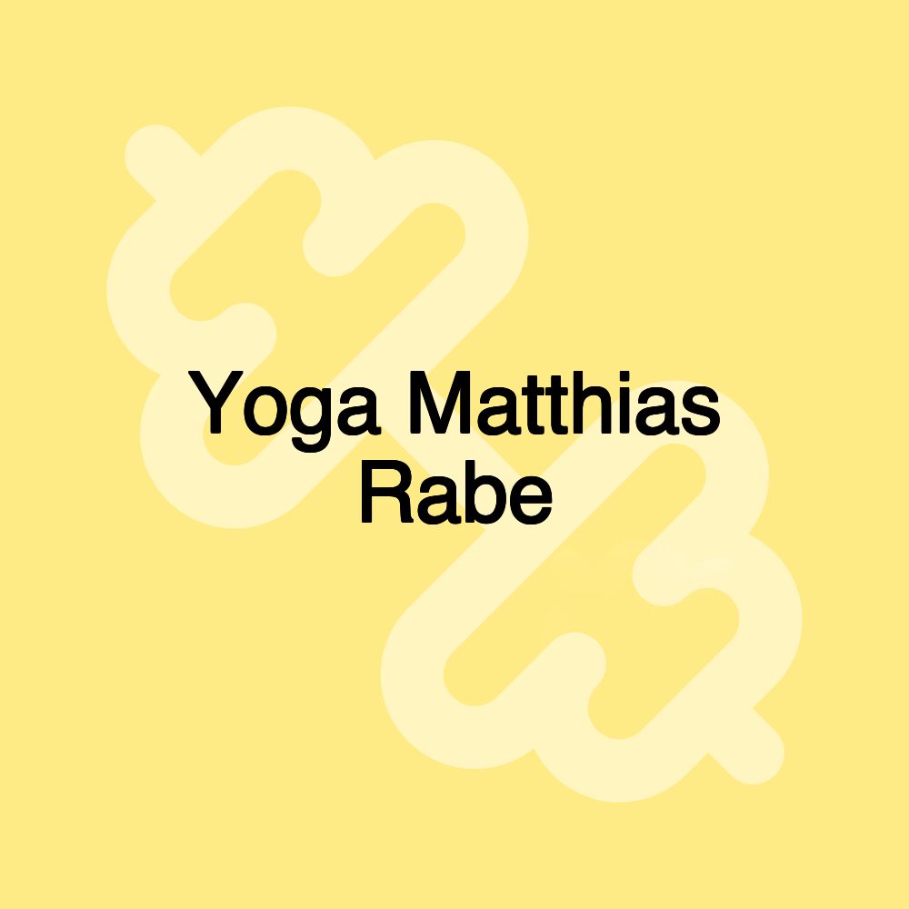 Yoga Matthias Rabe