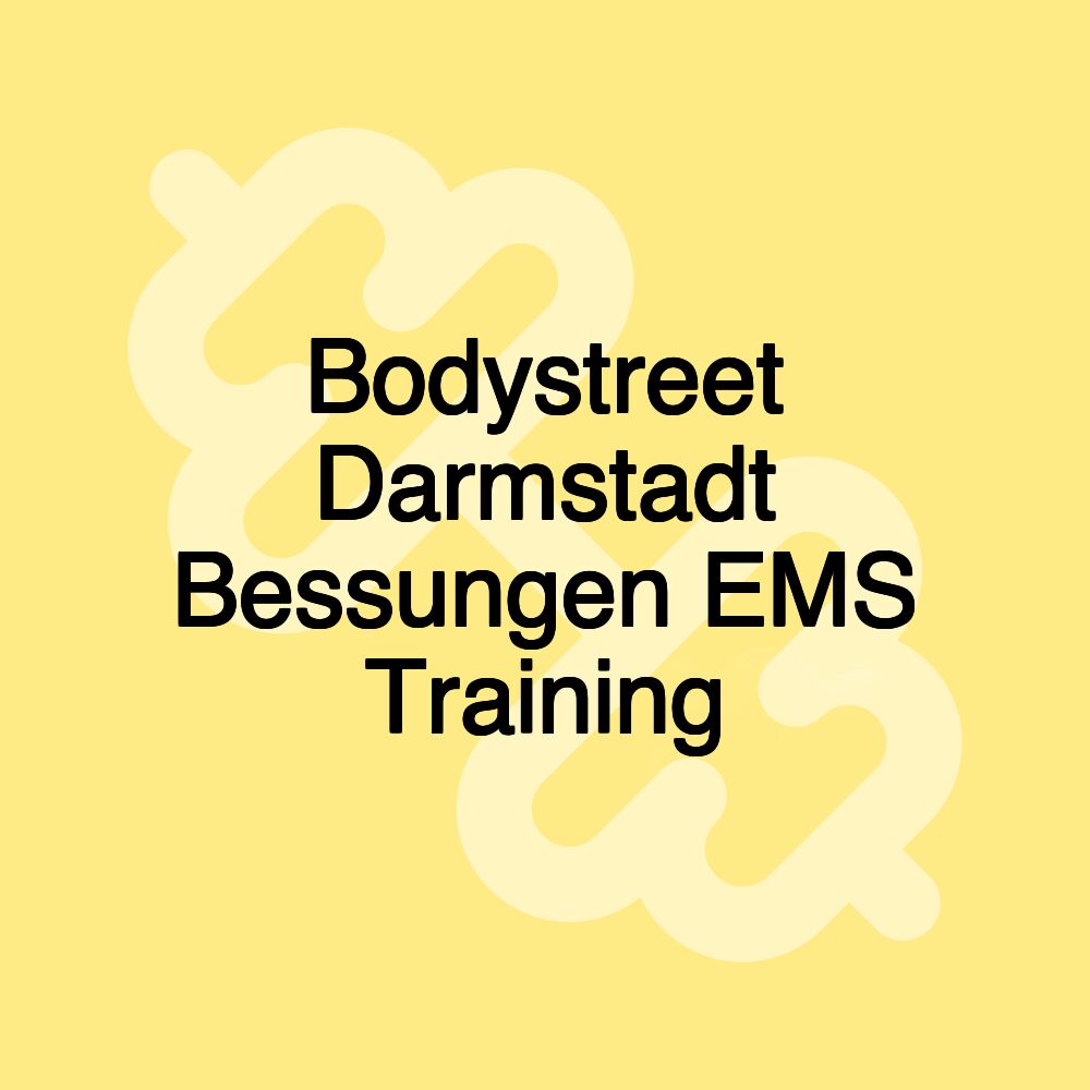 Bodystreet Darmstadt Bessungen EMS Training