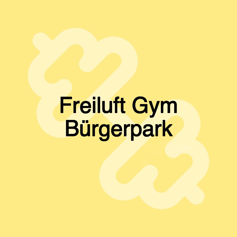 Freiluft Gym Bürgerpark