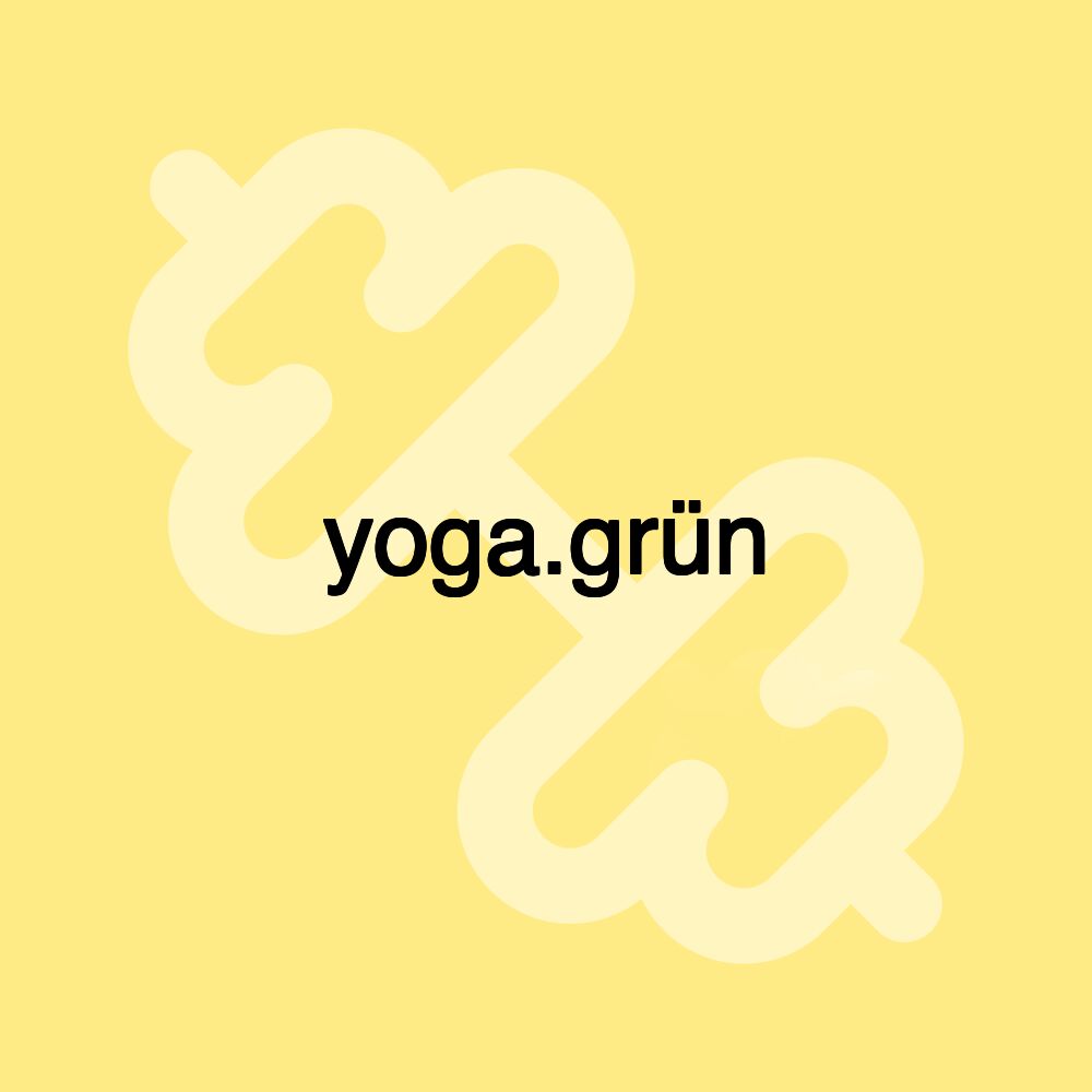 yoga.grün