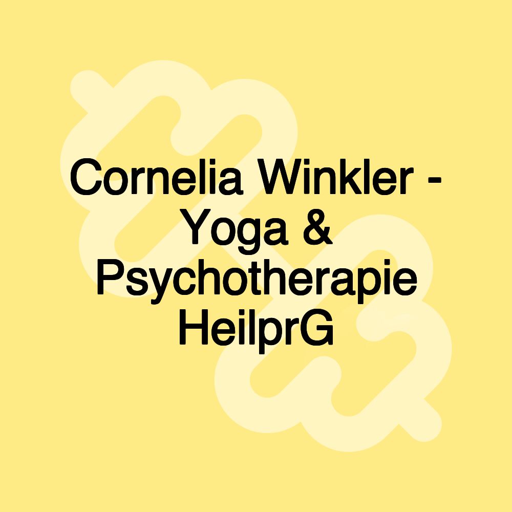 Cornelia Winkler - Yoga & Psychotherapie HeilprG