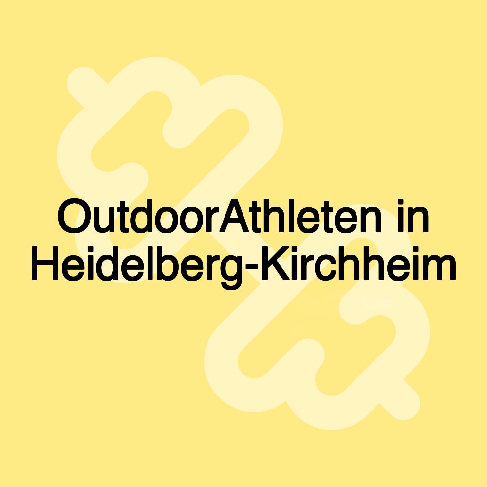 OutdoorAthleten in Heidelberg-Kirchheim