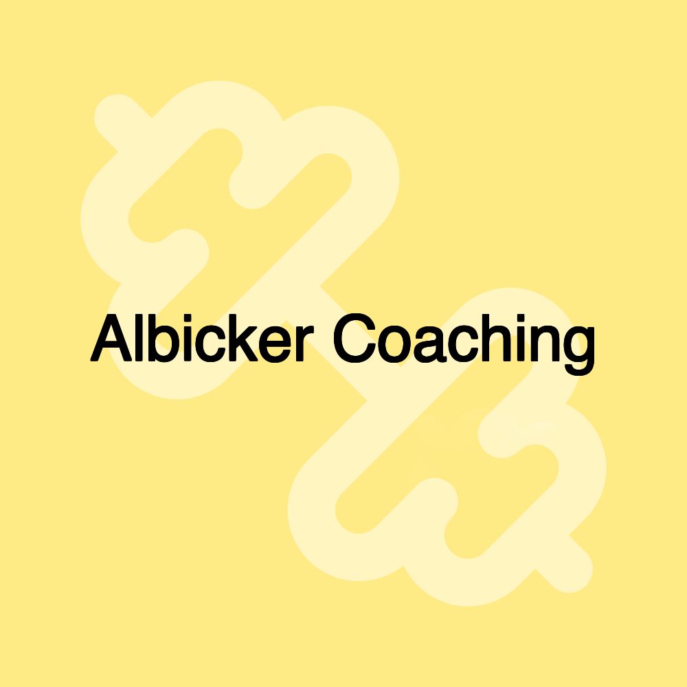 Albicker Coaching