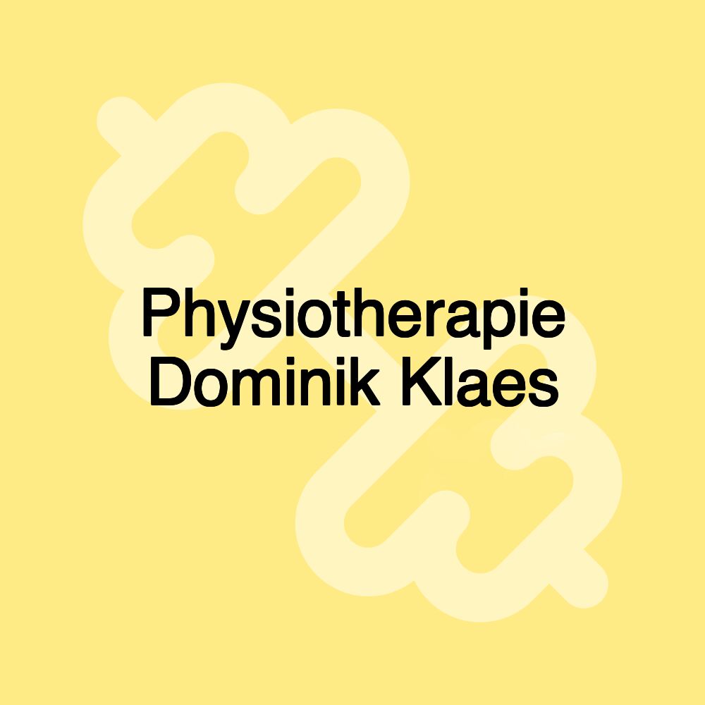 Physiotherapie Dominik Klaes